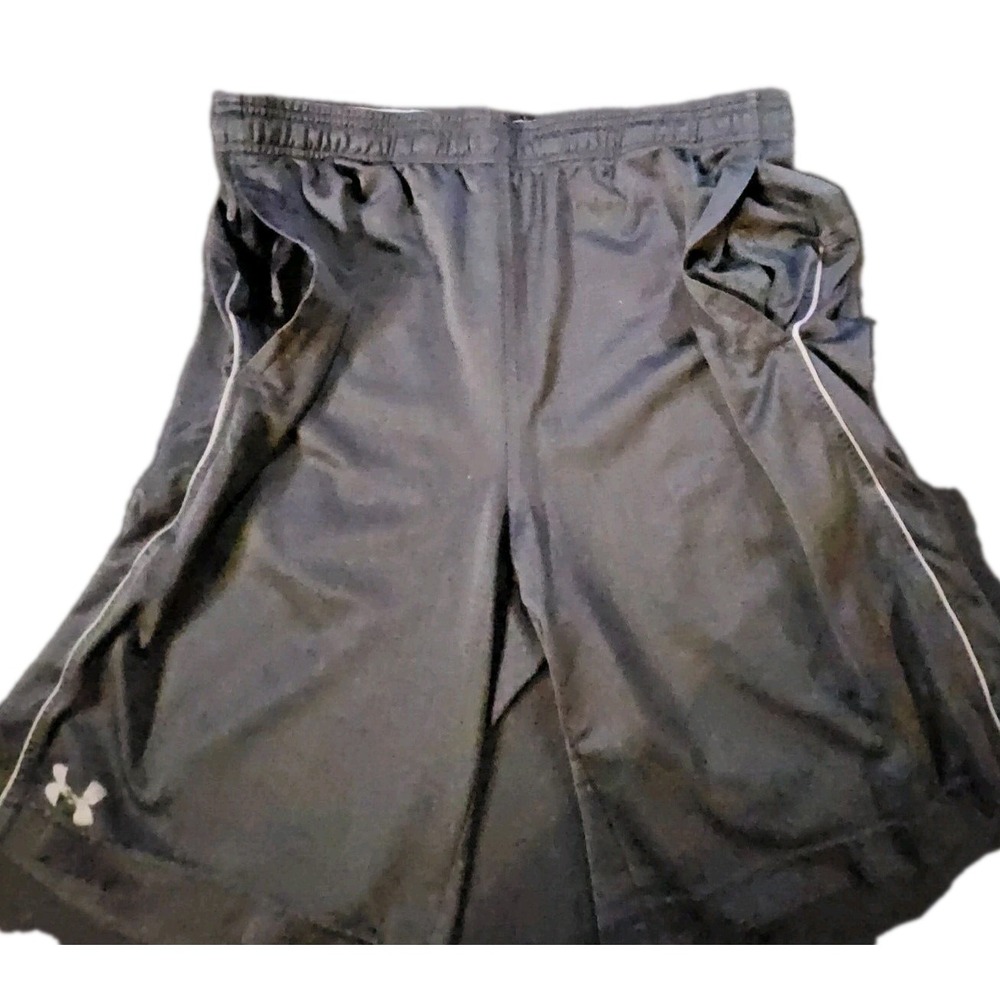 Under Armour Heatgear Black Gym Shorts SZ L W/Pockets Athletic,Comfort Casual